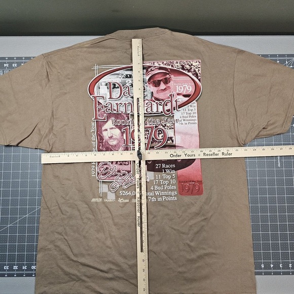 Vintage Dale Earnhardt Tshirt Large Chase Nascar Intimidator #3 Chevy 90s Racing - Picture 7 of 11